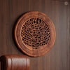 18 Inch Handcrafted Wooden Ayatul Kursi Wall Art – Carved Islamic Decor