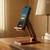 Wooden Adjustable Mobile Stand