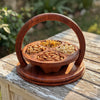Wooden Dry Fruit Serving Basket Tray